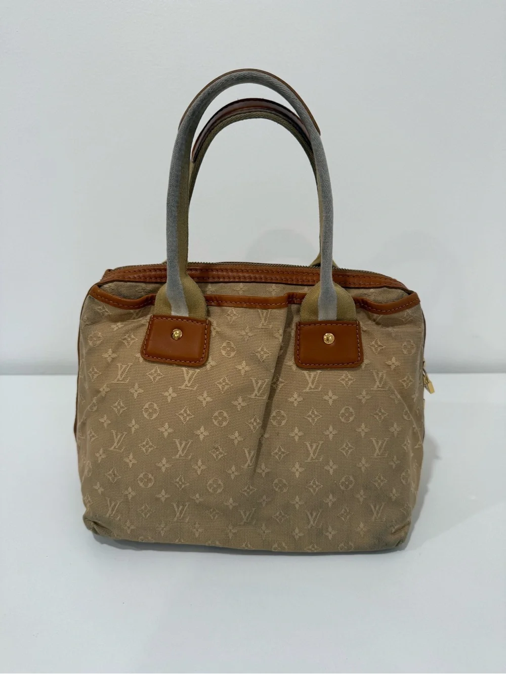 Louis Vuitton Mini Monogram Sac Mary Kate Satchel Top Handle Bag *Stains*